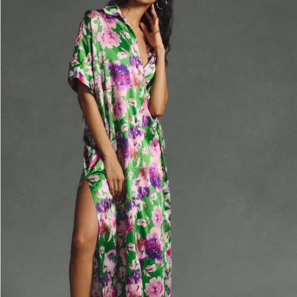 ISO Delfi Collective / Anthropologie Half-Sleeve Shirt Dress - Picture 2 of 4